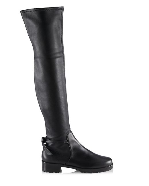 alexandre birman clarita motorcycle leather over the knee boots