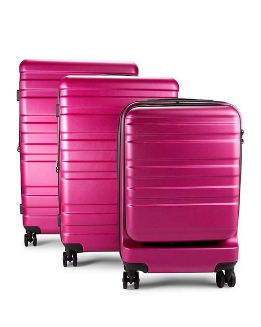 CALPAK Pink Voyage 3-piece Luggage Set