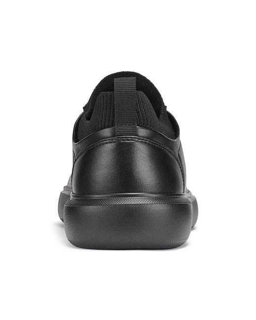 Karl Lagerfeld Black Slip-On Logo Sneakers for men