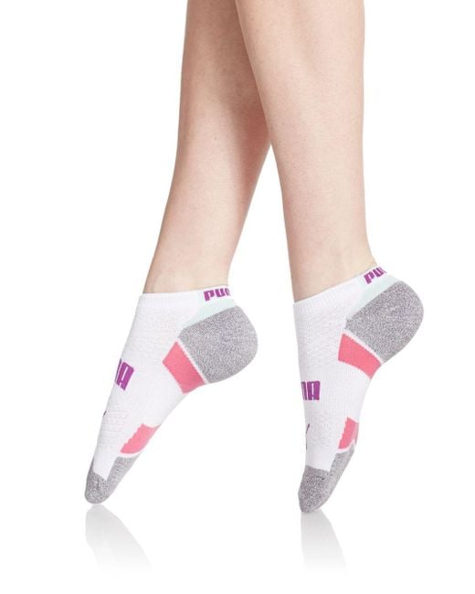 PUMA White Ankle Socks/three-pack