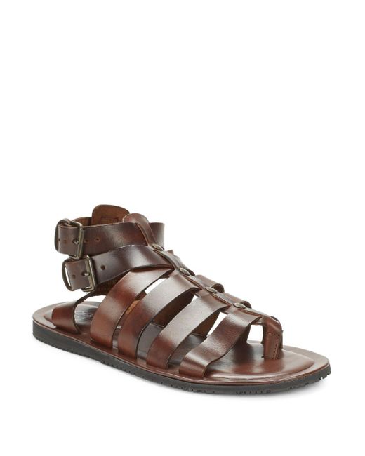 Cute Brown Sandals - Strappy Sandals - $46.00