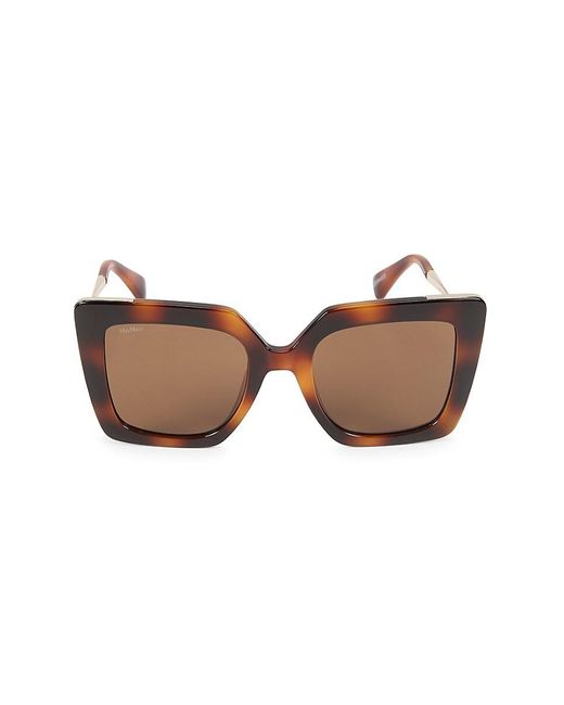 Max Mara Brown 52Mm Cat-Eye Sunglasses