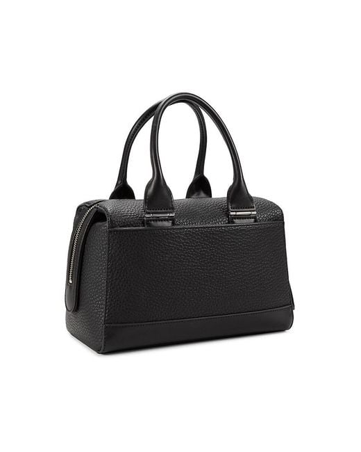 Calvin Klein Black Jett Logo Satchel
