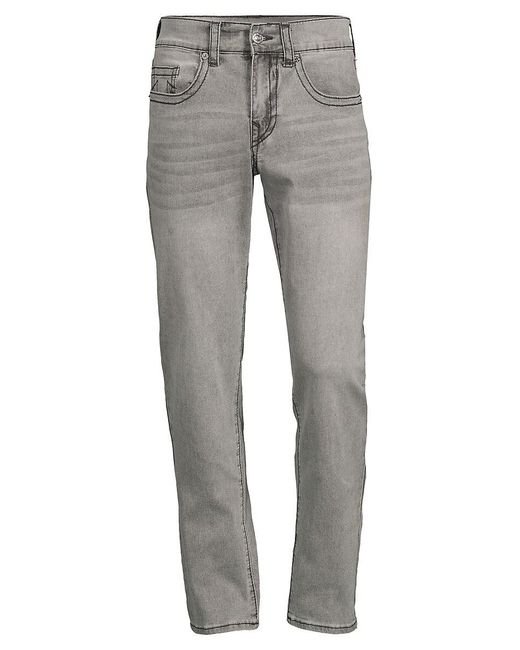 True Religion Gray Geno Big T Slim Fit Jeans for men