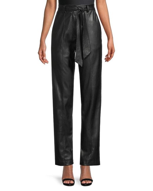 Donna karan store leather pants
