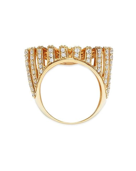 Hueb White Apus 18k Gold & 3.16 Tcw Diamond Ring