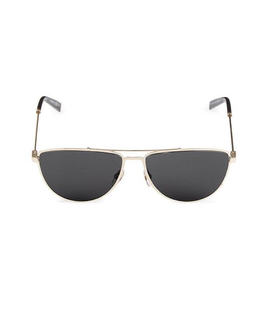 Givenchy Multicolor 58mm Stainless Steel Aviator Sunglasses for men