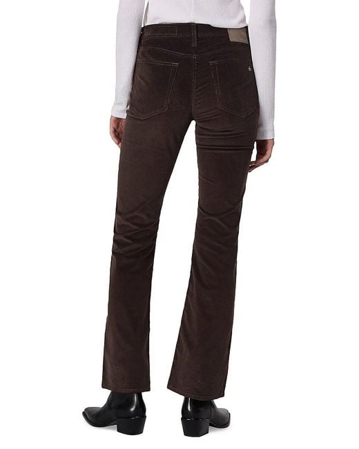 Rag & Bone Black Peyton Corduroy Flared Pants