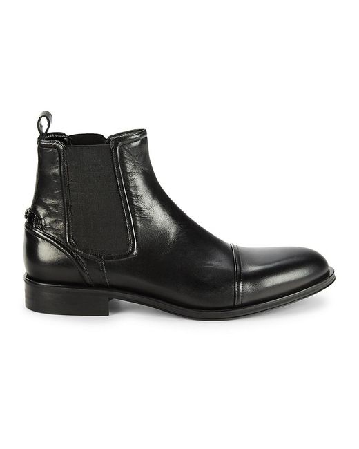 Roberto cavalli chelsea leather best sale boots