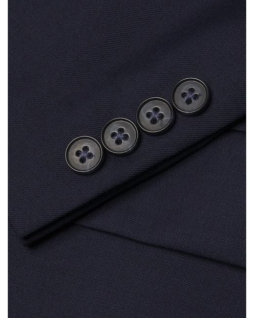 Calvin Klein Blue Slim Fit Wool Blend Suit for men