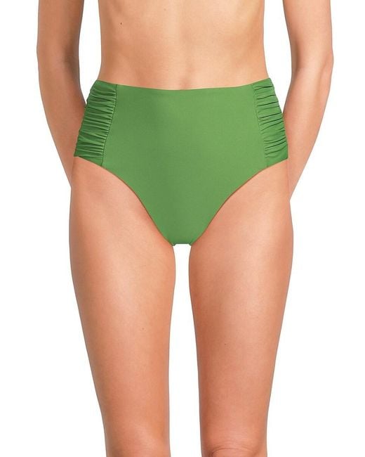 Hutch Green Soma Ruched Bikini Bottom