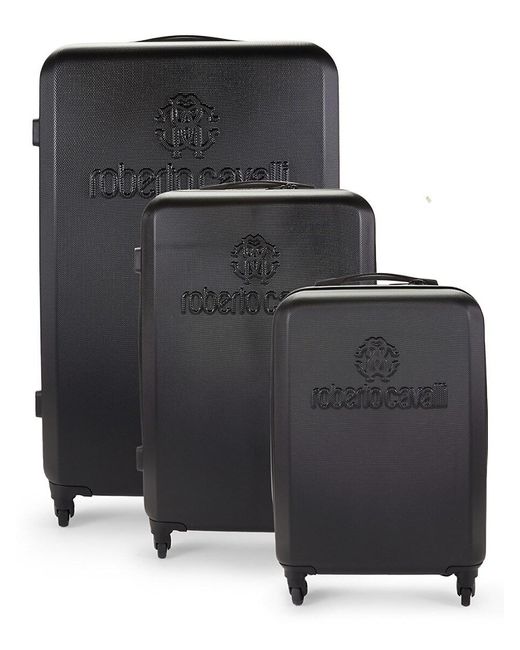 Roberto Cavalli 3piece Carryon & luggage Set in Black Lyst