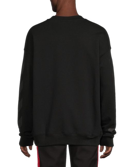 Off-White c/o Virgil Abloh Black Cornely Diags Skate Crewneck Sweatshirt for men