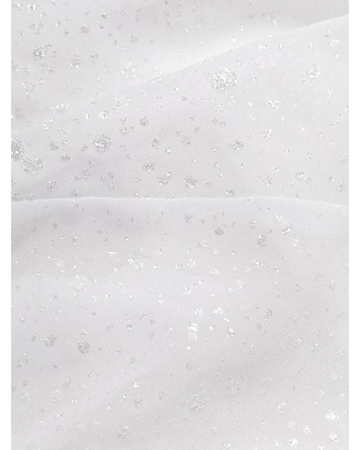 Galvan White Fortaleza Halterneck Gown