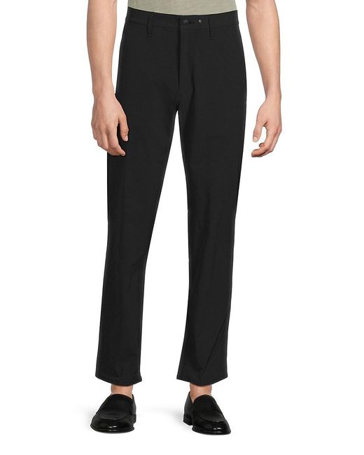 Rag & Bone Black Pursuit Solid Chino Pants for men
