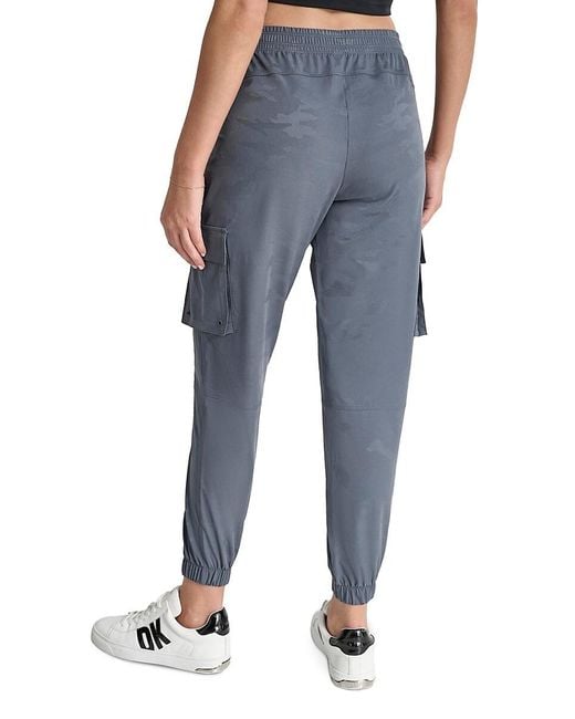 DKNY Blue Camo Print Joggers