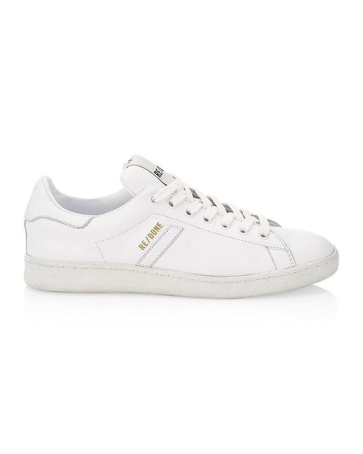 RE/DONE 70s Leather Tennis Shoes in White | Lyst