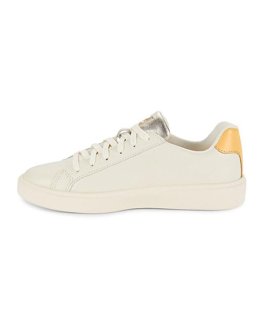 Cole Haan White Grand Crosscourt Low Top Leather Sneakers