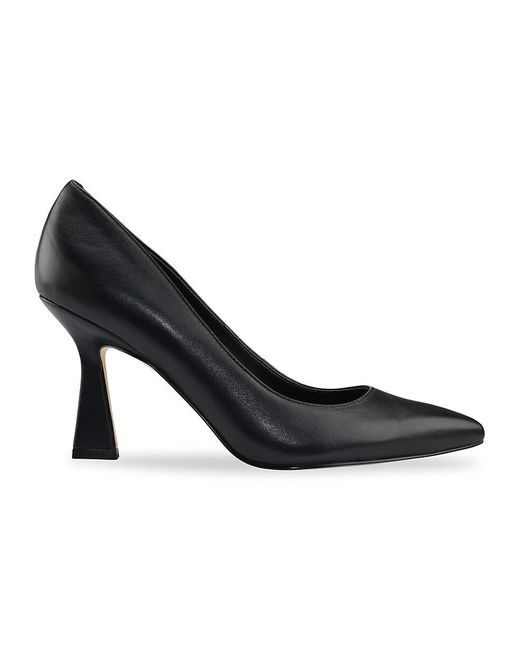 Marc Fisher Black Point Toe Leather Pumps