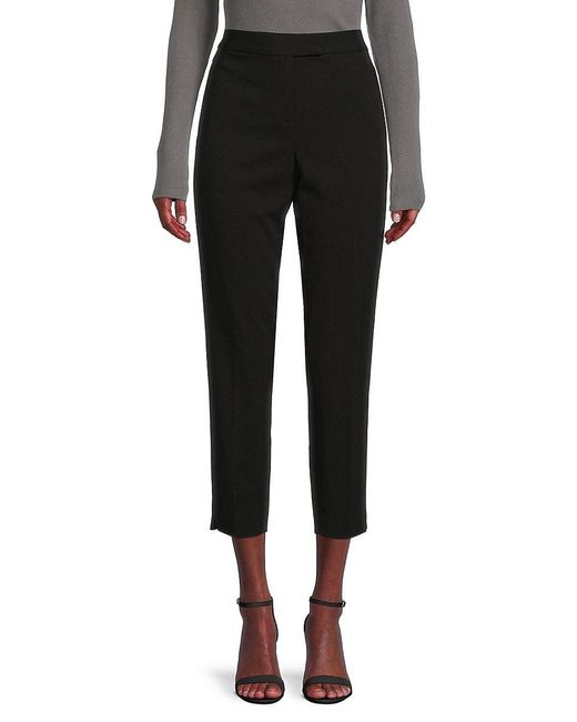 DKNY Foundation Solid Pants in Black | Lyst