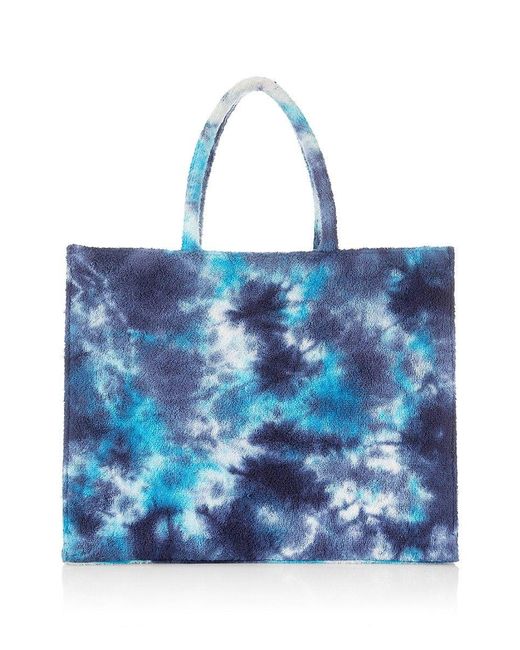 Poolside Blue Large The Sunbaker Terry Tote
