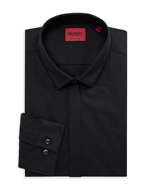 HUGO Black Etran Extra Slim Fit Dress Shirt for men