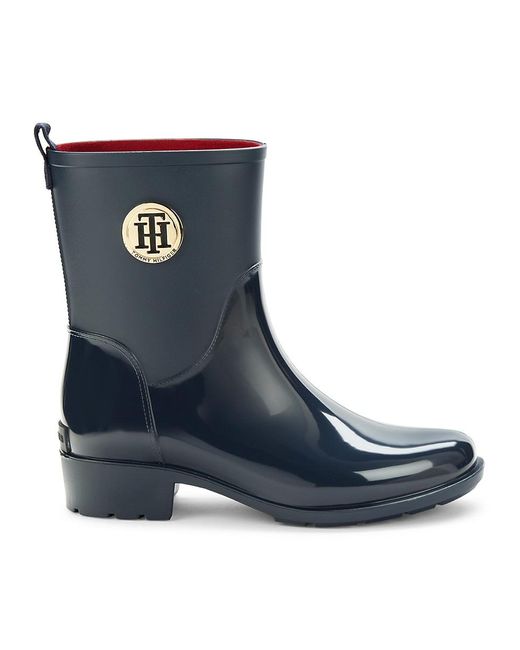 navy blue tommy hilfiger rain boots