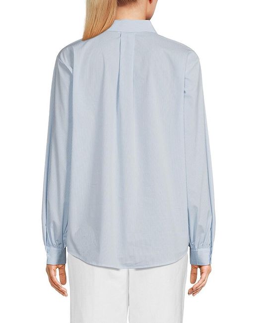 Calvin Klein Blue Pinstripe Shirt