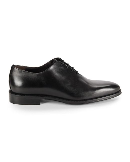 To Boot New York Black Corvallis Leather Oxford Shoes for men