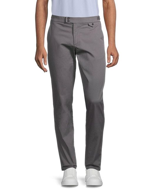 Greyson Gray Amagnsett Stretch-Cotton Trousers for men