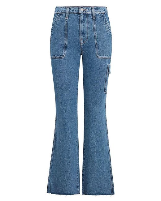 H by Hudson Hudson Utility Faye Ultra High Rise Bootcut Jeans in Blue