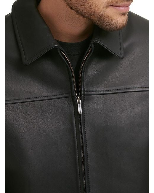 Cole haan smooth lamb moto jacket best sale