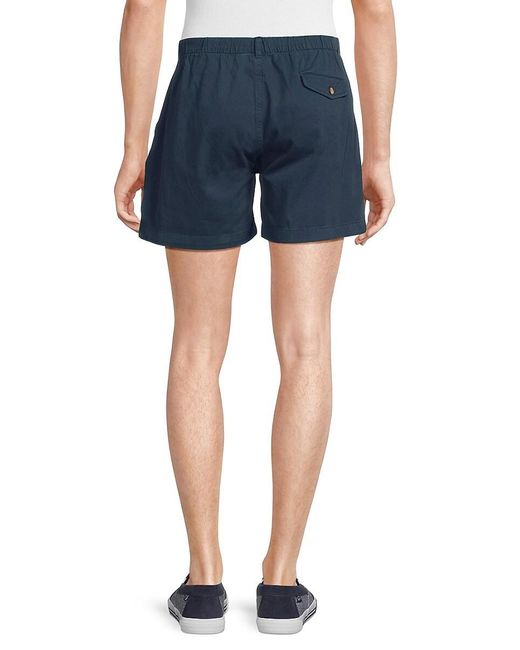 Vintage 1946 Blue Snappers Flat Front Shorts for men