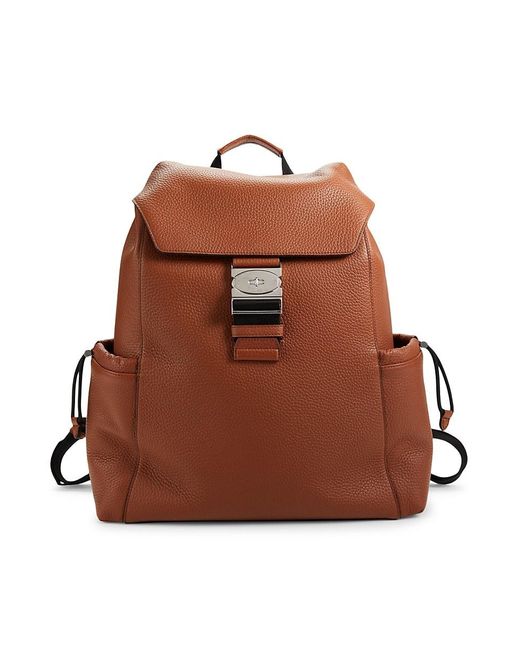 Mulberry leather outlet backpack