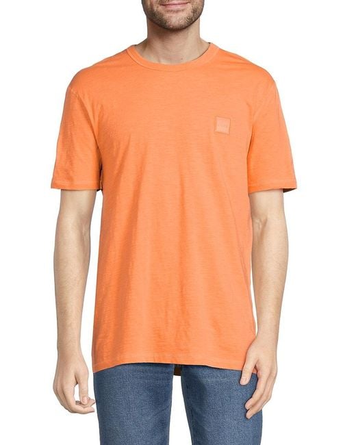 for BOSS Logo by Australia | Tegood Shirt BOSS Men Box in T Lyst HUGO Orange