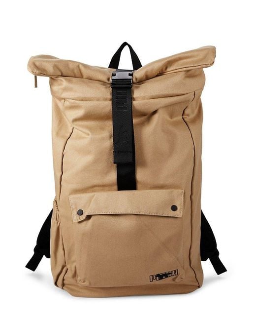 PUMA Solid Backpack in Brown for Men | Lyst