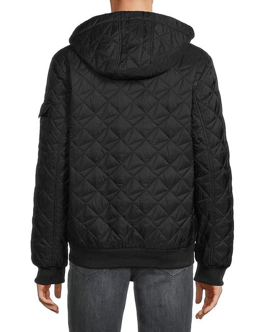 Firetrap quilted bomber outlet jacket mens
