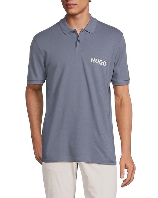 HUGO Blue Delongu Logo Polo for men