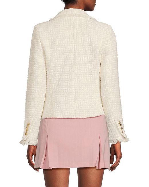 Walter Baker Natural Abby Tweed Blazer