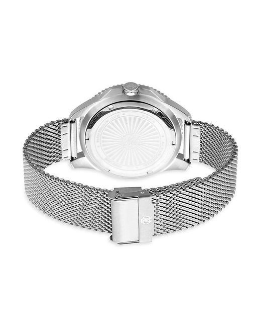 Roberto Cavalli Blue 44mm Stainless Steel Bracelet Watch for men