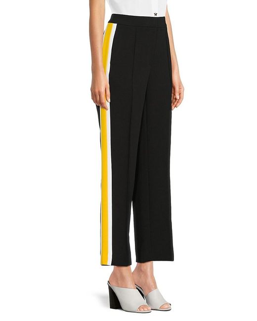 Karl Lagerfeld Black Side Stripe Pants