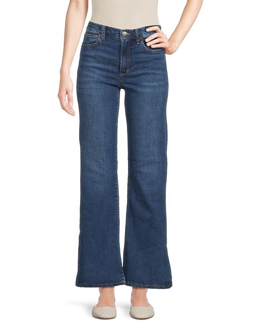 Joe's Jeans Blue High Rise Petite Flare Jeans