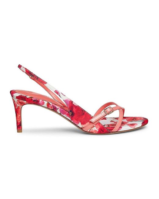 Alexandre Birman Pink Maia 60Mm Slingback Sandals