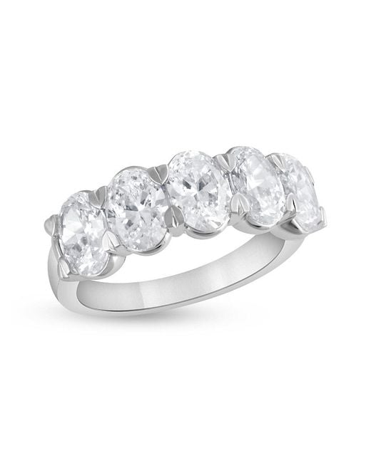 Badgley Mischka White 14K & 3.5 Tcw Lab-Grown Diamond Ring
