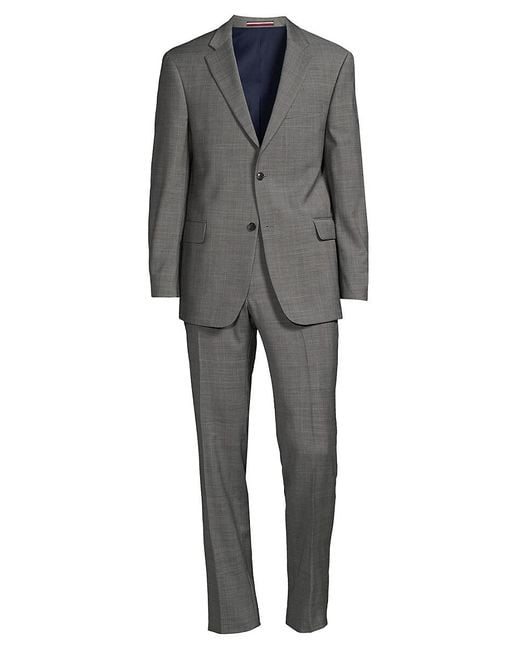 Tommy hilfiger hotsell gray suit