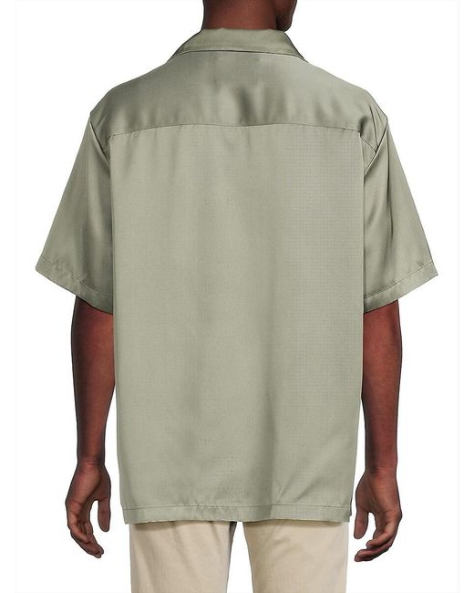 Jil Sander Green Silk-blend Shirt for men