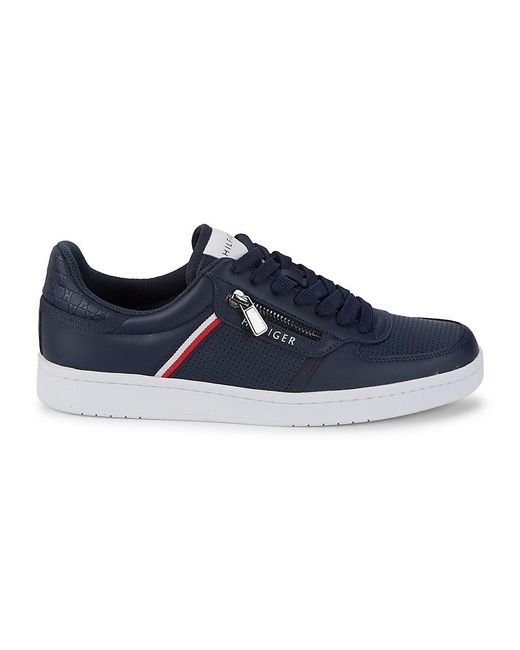 Tommy Hilfiger Lestyn Perforated Sneakers in Blue for Men | Lyst