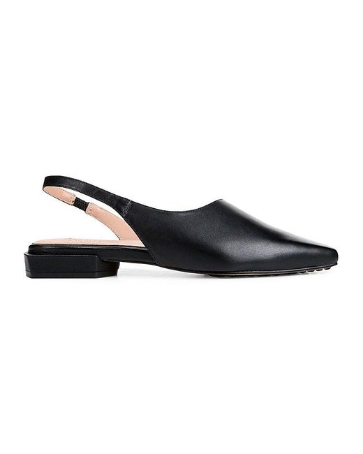 Naturalizer 27 Edit Avrie Slingback D'orsay Flats in Black Lyst