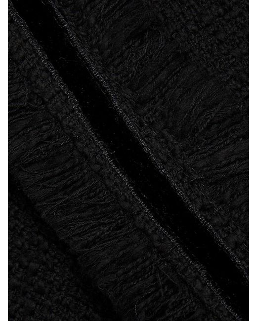 Cinq À Sept Black Christie Tweed Miniskirt