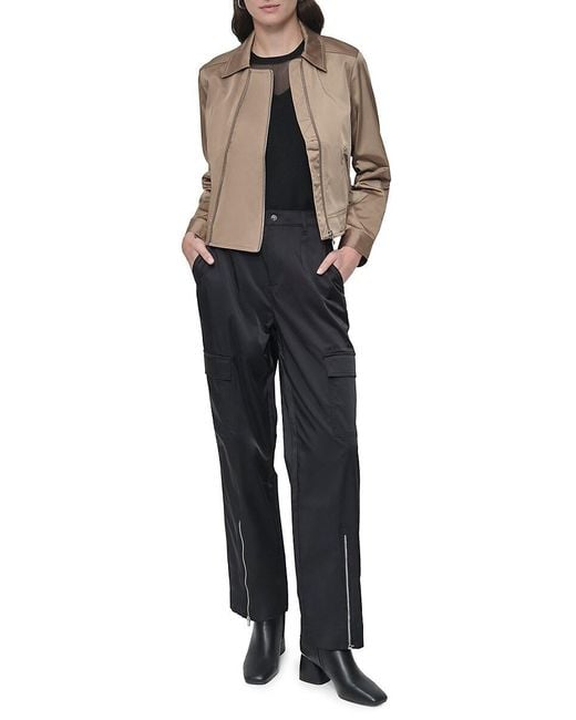 DKNY Blue Point Collar Trucker Jacket